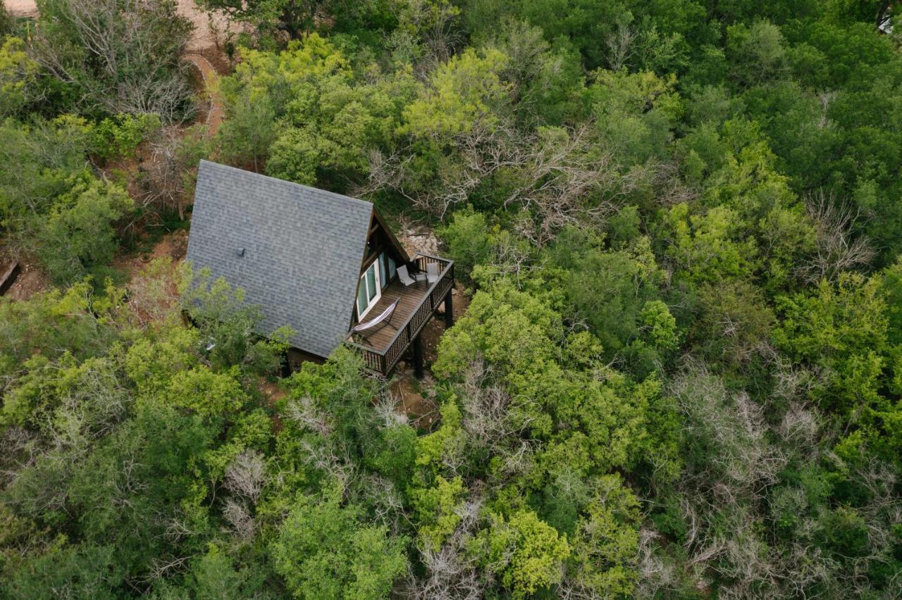 The Maverick: A-Frame W/ Hammock And Tree Top View New Braunfels Exterior foto